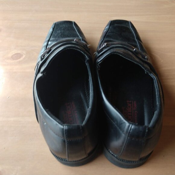 Dexter Comfort Memory Foam Men’s Size 7 Black Slip On Dress Shoes - Picture 3 of 5